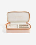 Small Zipped Jewellery Box | Blush