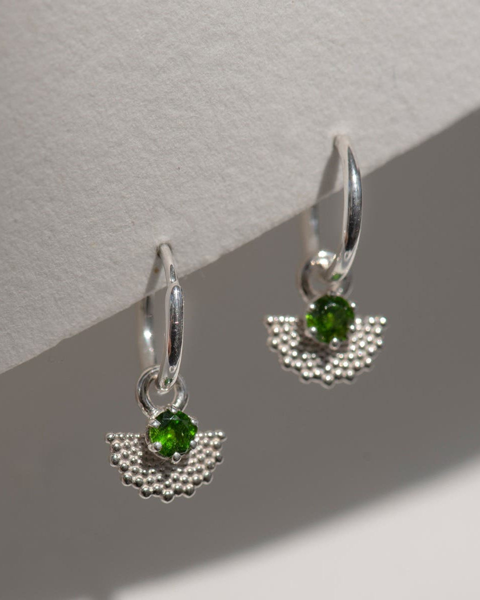 Eos Earrings | Chrome Diopside
