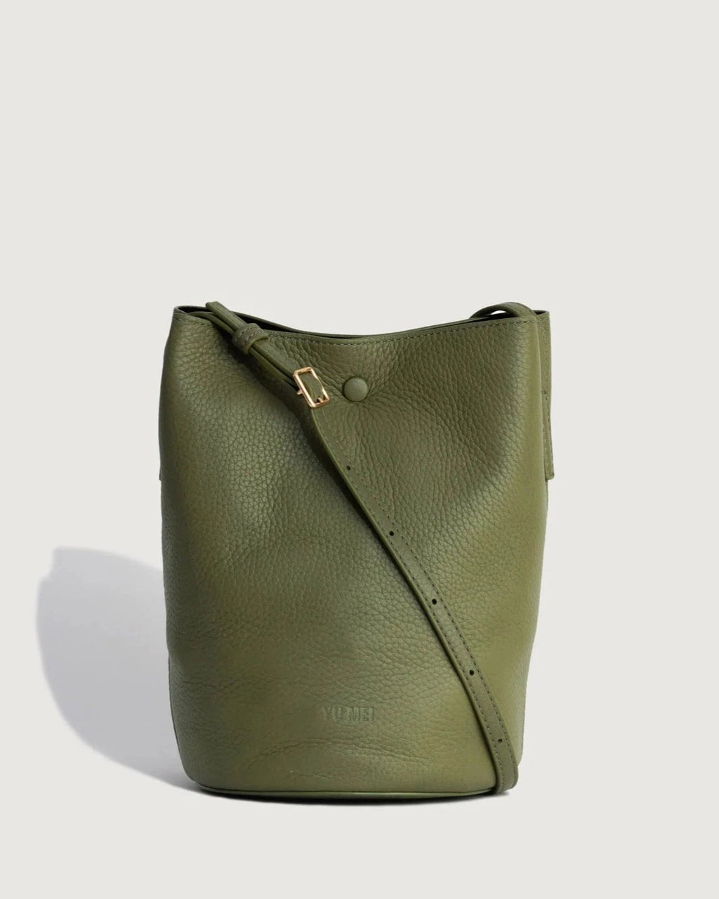 Phoebe Bucket | Green Moss | Deer Nappa