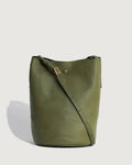 Phoebe Bucket | Green Moss | Deer Nappa