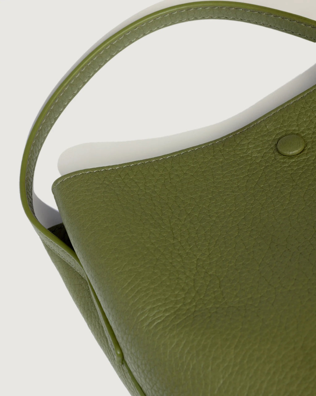 Phoebe Bucket | Green Moss | Deer Nappa
